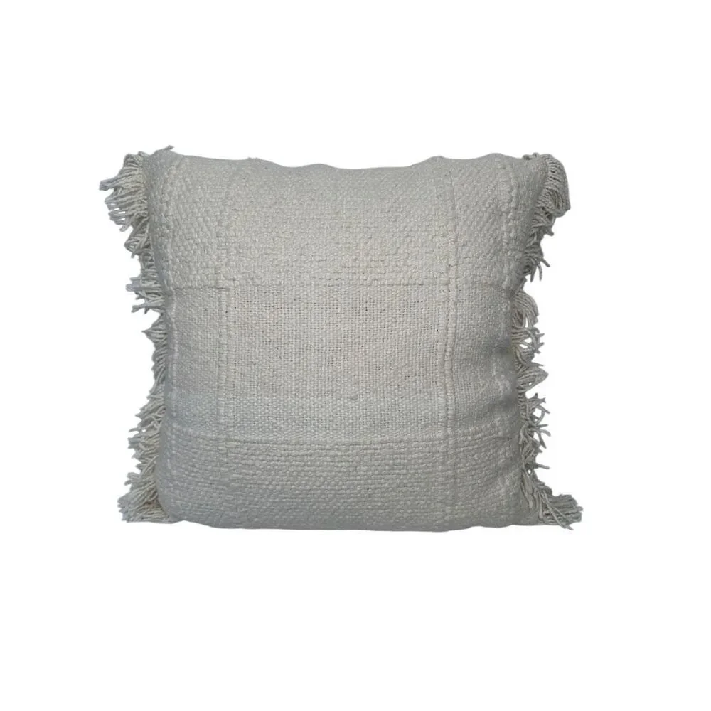 Studio McGee cream decorative 20”x20” throw pillow.  #M-1879
